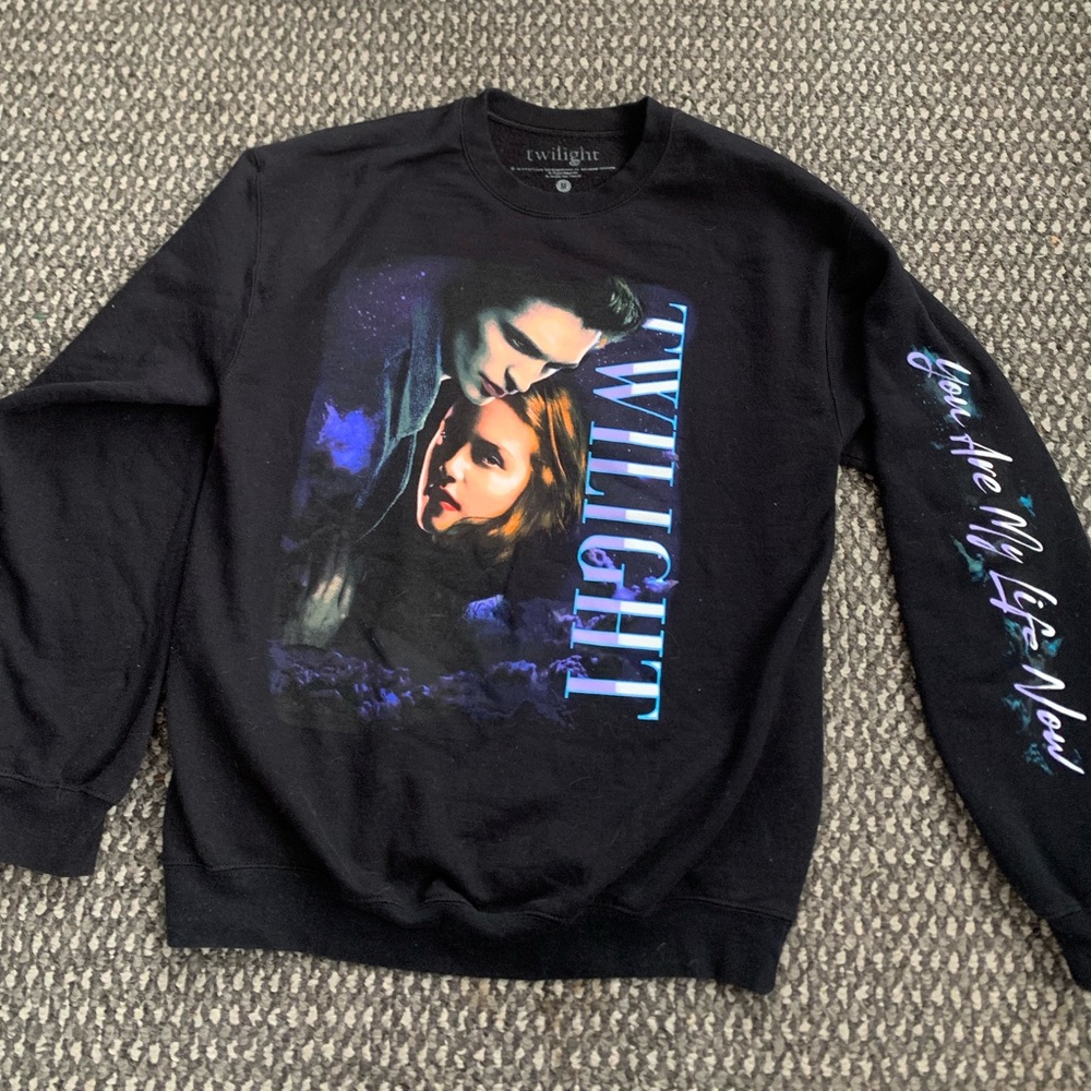 Twilight Edward & Bella Poster Sweatshirt Size M